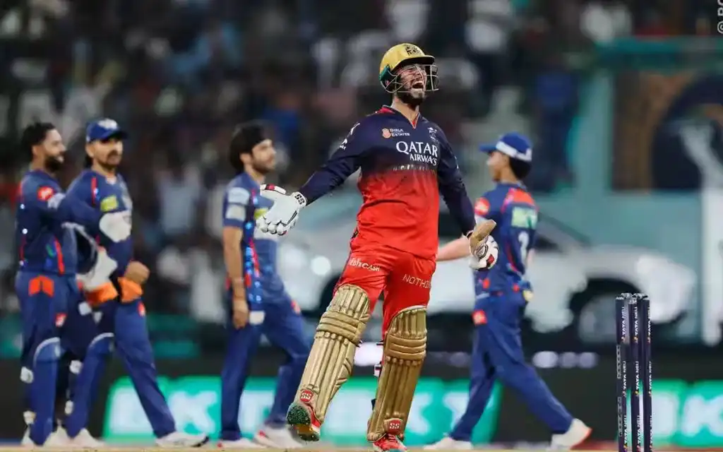 RCB defeated LSG in yesterday's IPL match [Source: @iplt20.com]